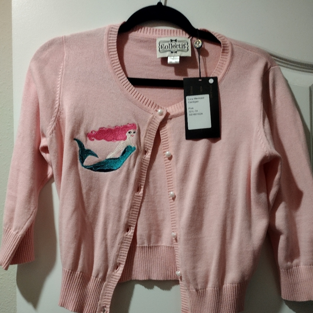Collectif mermaid cardigan